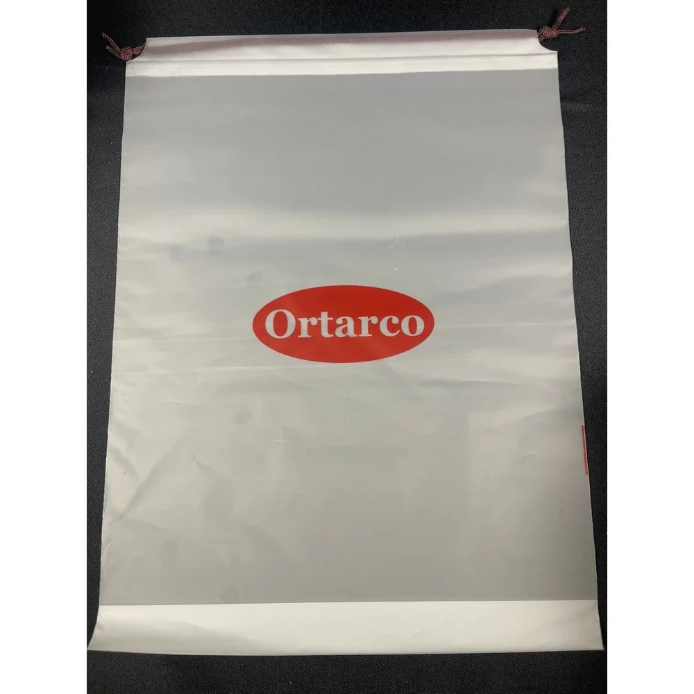 Ortarco 20 PCS Shoe Storage Bags with Rope Drawstring Frosted Plastic White New